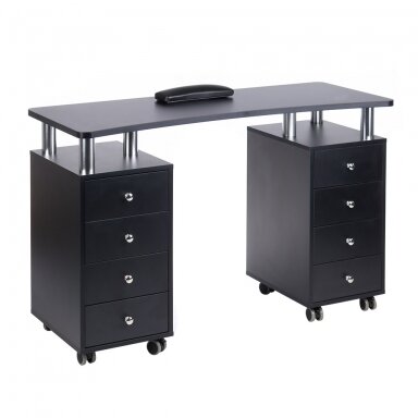 Professional manicure table BD-3425, black color Professional manicure table BD-3425, black color