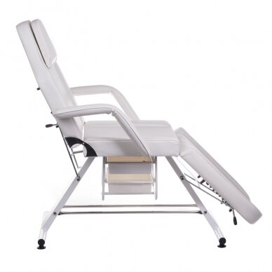 Profesionali kosmetologinė kėdė-lova 262A, baltos spalvos 5