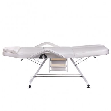 Profesionali kosmetologinė kėdė-lova 262A, baltos spalvos 6