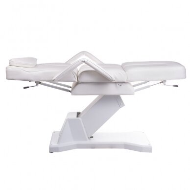 Professional electric couch-bed for beauticians BW-245, 1 motor, white color 6
