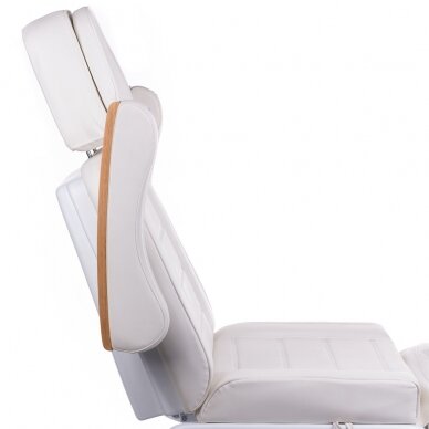 Professional electric recliner-bed for beauticians LUX BW-273B-4 (4 motors), white color 5