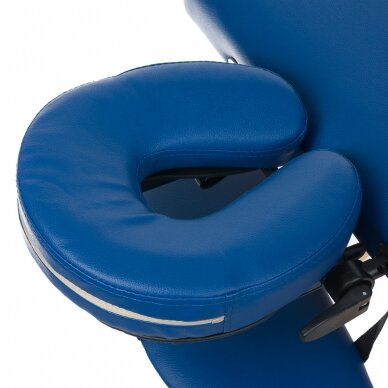 Profesionalus sulankstomas masažo stalas BS-523, mėlynos spalvos 3