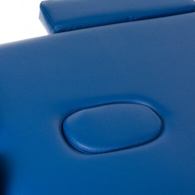 Профессиональная складная кушетка-кровать для массажа  BS-523, синего цвета 6