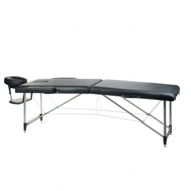 Professional folding massage table BS-723, black color