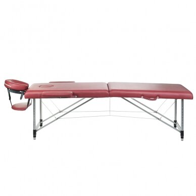 Профессиональный массажный стол складной BS-723, бордо цвета, 1