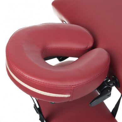 Профессиональный массажный стол складной BS-723, бордо цвета, 3