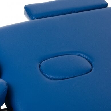 Profesionalus sulankstomas masažo stalas BS-723, mėlynos spalvos 5