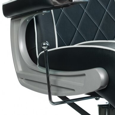 Профессиональное барберское кресло для парикмахерских и салонов красоты ODYS BH-31825M, черного цвета 4