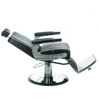 Профессиональное барберское кресло для парикмахерских и салонов красоты ODYS BH-31825M, черного цвета 7