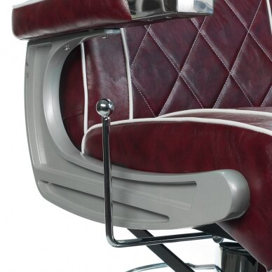 Professional barbers and beauty salons haircut chair ODYS BH-31825M, cherry color 4
