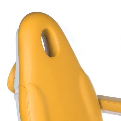 Profesionalus elektrinis gultas-lova kosmetologams MODENA BD-8194, 3 variklių, geltonos spalvos