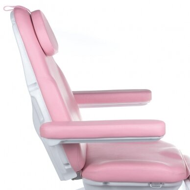 Профессиональная электрическая кресло-кровать для косметологов MODENA BD-8194, 3 мотора, розового цвета 5