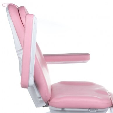 Profesionalus elektrinis gultas-lova kosmetologams MODO 8194, rožinės spalvos