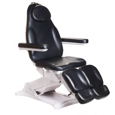 Профессиональный электрический ортопедический стул для процедур педикюра MODENA PEDI BD-8294, 2 мотора, цвет черный