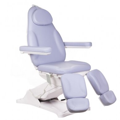 Professional electric podiatry chair for pedicure procedures MODENA PEDI BD-8294, 2 motors, lavender color 1