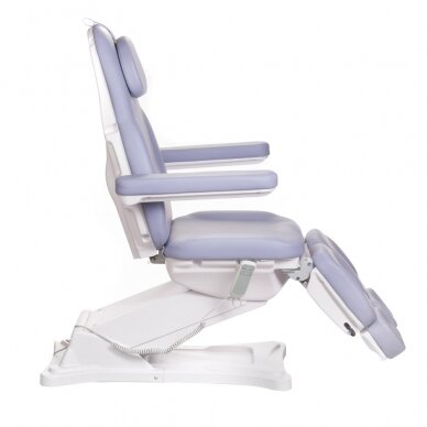 Professional electric podiatry chair for pedicure procedures MODENA PEDI BD-8294, 2 motors, lavender color 5