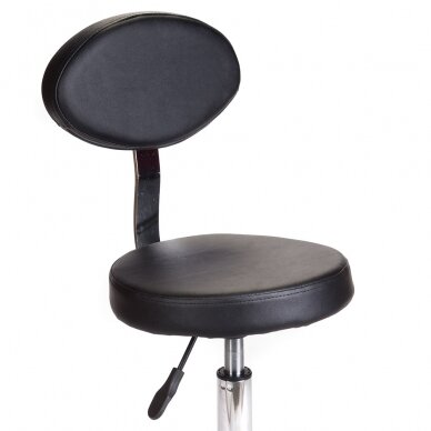 Профессиональный стул мастера для косметологов и салонов красоты BH-7289, черного цвета 1
