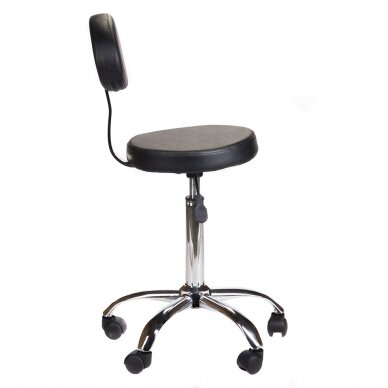 Профессиональный стул мастера для косметологов и салонов красоты BH-7289, черного цвета 2