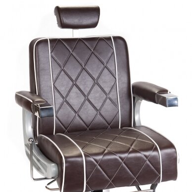 Professional barbers and beauty salons haircut chair ODYS BH-31825M, matte brown color 1