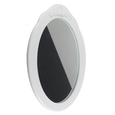Beauty salon mirror MIRA / ELSA 53*40 cm, white color