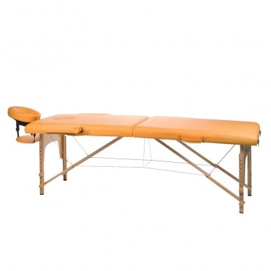 Professional folding massage table BS-523, orange color