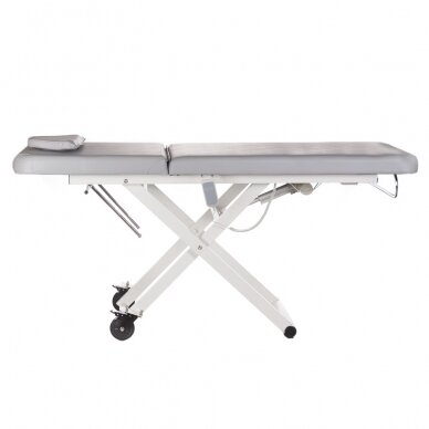 Профессиональный электрический массажный стол BY-1041, 1 мотор, серого цвета 5