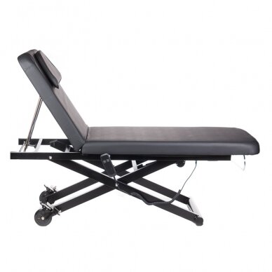 Professional electric massage table BY-1041 (1 motor), black color 4