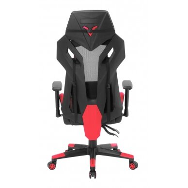 Офисное и компьютерное игровое кресло Racer CorpoComfort BX-2052, черно-красново цвета 2