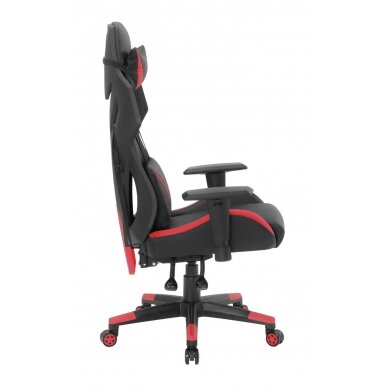 Biuro ir kompiuterinių žaidimų kėdė RACER CorpoComfort BX-5124, juodai - raudonos spalvos 3