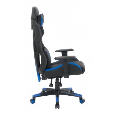 Biuro ir kompiuterinių žaidimų kėdė RACER CorpoComfort BX-5124, juodai - mėlynos spalvos 3