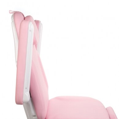 Professional electric podiatry chair for pedicure procedures MODENA PEDI BD-8294, 2 motors, pink color 7