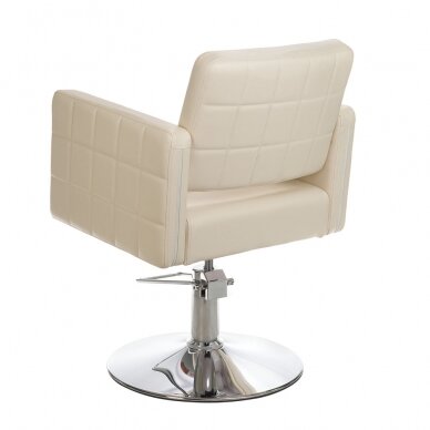 Профессиональный парикмахерский стул Ernesto BM-6302, кремового цвета 3