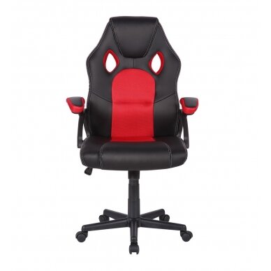Офисное и компьютерное игровое кресло Racer CorpoComfort BX-2052, черный - kрасный цвета 1