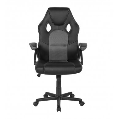 Office and computer gaming chair Racer CorpoComfort BX-2052, black-grey color 1