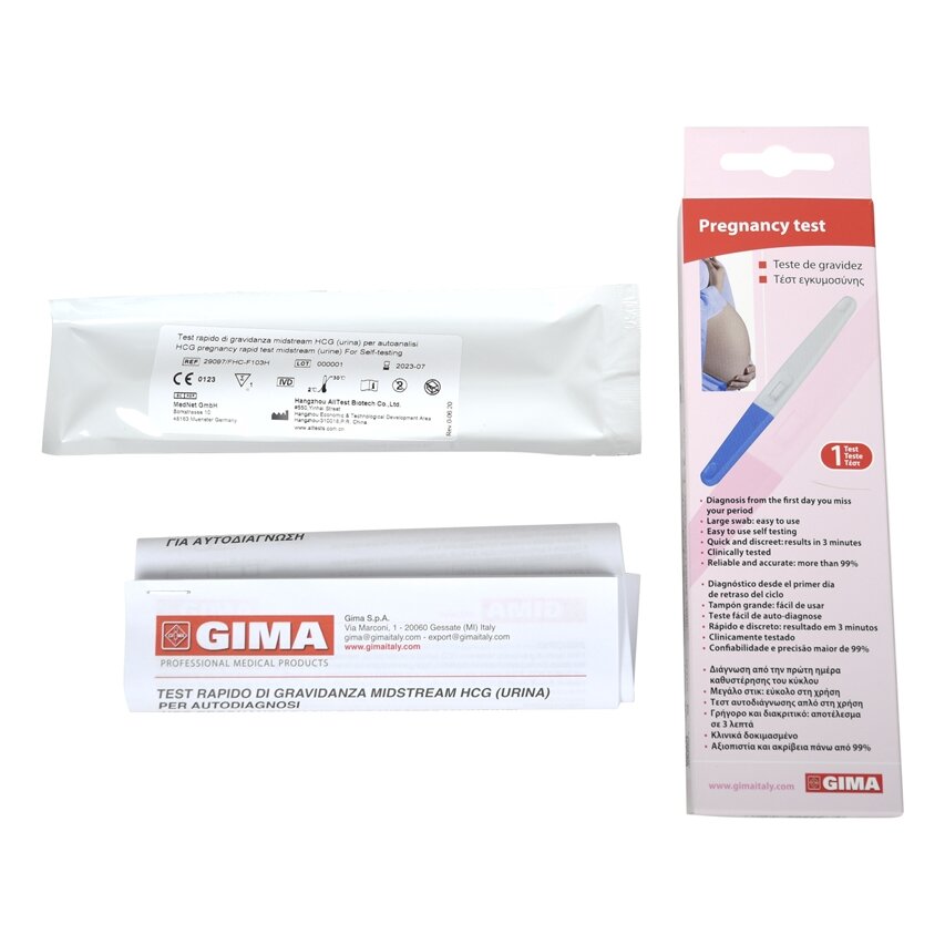 PREGNANCY TEST - self test - midstream - 1 test 1 PREGNANCY TEST - self test - midstream - 1 test 1