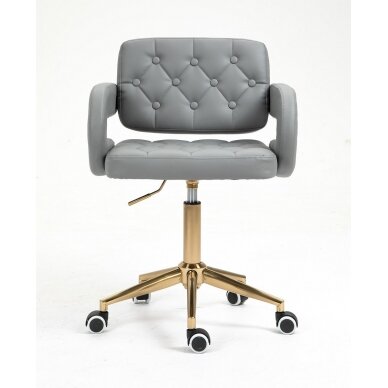 Master chair with wheels HC8403K, gray 1