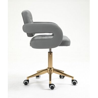 Master chair with wheels HC8403K, gray 4
