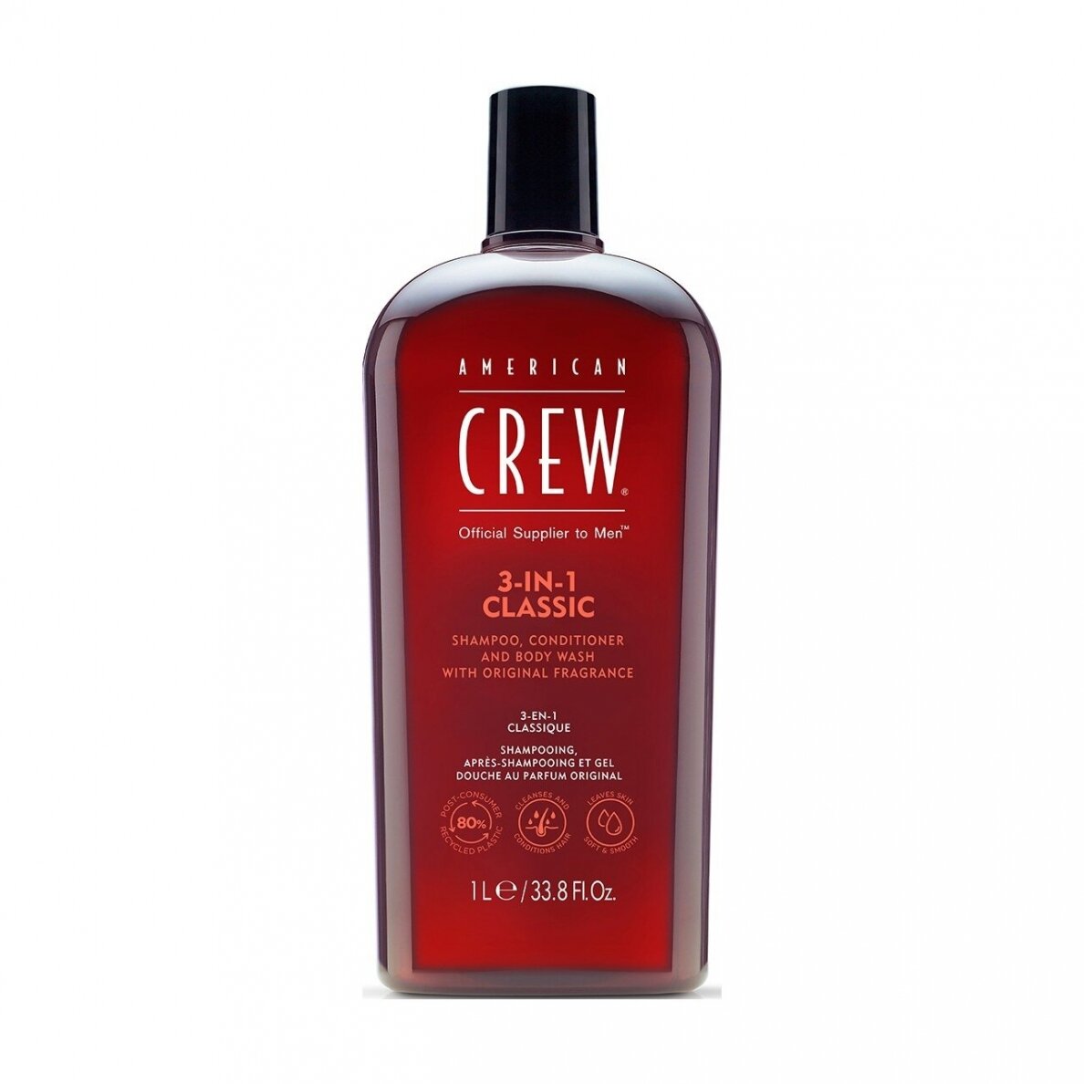 AMERICAN CREW 3-IN-1 šampūnas/kondicionierius/kūno prausiklis vyrams 2