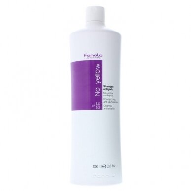 FANOLA NO YELLOW yellow shades neutralizing shampoo for fair hair 2