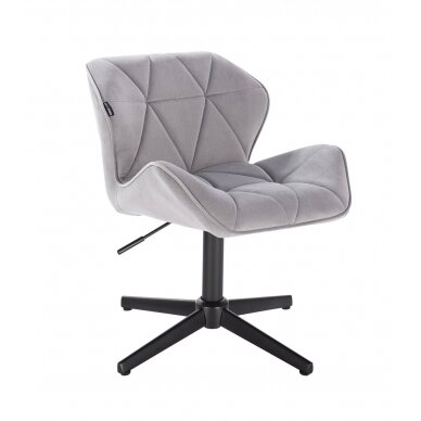 Beauty salons and beauticians stool HR111CROSS grey vellum Beauty salons and beauticians stool HR111CROSS grey vellum