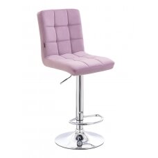 Профессиональный стул для визажистов HR7009 сиреневый велюр