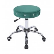 Professional master&#39;s chair for beauticians HC1102CK, dark green velor