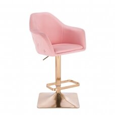 Profesionali makiažo kėdė grožio salonams HC547KW, rožinė eko oda