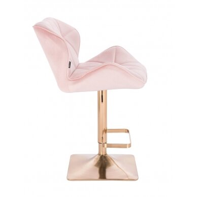Профессиональное кресло для визажистов HR111KW, розовый пергамент 2