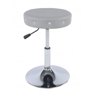 Professional beauty salons and beauticians stool HC1102CN, grey eco leather 4