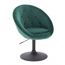 Beauty salons and beauticians stool HR8516N, green velor