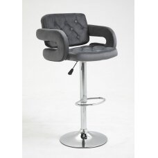 Профессиональное кресло для макияжа для салонов красоты HR8403W, велюр графитового цвета