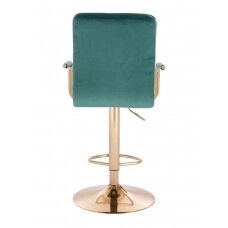 Профессиональное кресло для визажистов HC1015WP, зеленый велюр