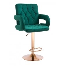Профессиональное кресло для визажистов HR8404W, зеленого цвета