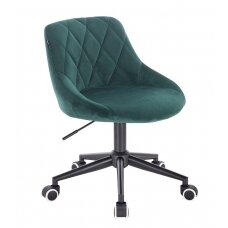 Professional beauty salons and beauticians stool HR1054K, green velor